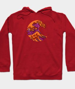 Lesbian Hoodies - The Great Lesbian Wave Hoodie TP1503 5 - Lesbian Flag The Great Lesbian Wave