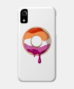 Lesbian Cases - Lesbian Pride Donut Phone Case TP1503 2 - Lesbian Flag Lesbian Pride Donut