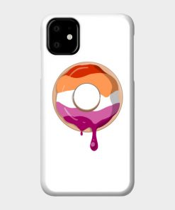 Lesbian Cases - Lesbian Pride Donut Phone Case TP1503 3 - Lesbian Flag Lesbian Pride Donut