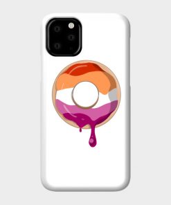 Lesbian Cases - Lesbian Pride Donut Phone Case TP1503 4 - Lesbian Flag Lesbian Pride Donut