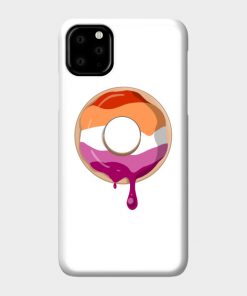 Lesbian Cases - Lesbian Pride Donut Phone Case TP1503 5 - Lesbian Flag Lesbian Pride Donut