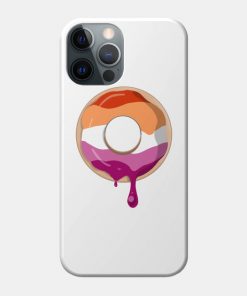Lesbian Cases - Lesbian Pride Donut Phone Case TP1503 8 - Lesbian Flag Lesbian Pride Donut