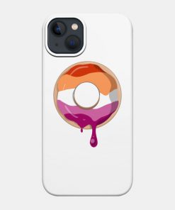 Lesbian Cases - Lesbian Pride Donut Phone Case TP1503 9 - Lesbian Flag Lesbian Pride Donut