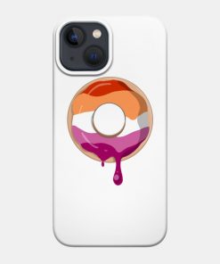 Lesbian Cases - Lesbian Pride Donut Phone Case TP1503 10 - Lesbian Flag Lesbian Pride Donut