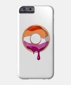Lesbian Cases - Lesbian Pride Donut Phone Case TP1503 13 - Lesbian Flag Lesbian Pride Donut