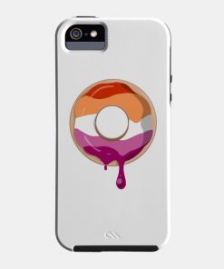 Lesbian Cases - Lesbian Pride Donut Phone Case TP1503 15 - Lesbian Flag Lesbian Pride Donut