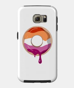 Lesbian Cases - Lesbian Pride Donut Phone Case TP1503 21 - Lesbian Flag Lesbian Pride Donut