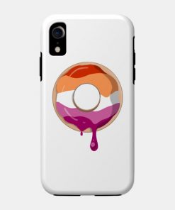 Lesbian Cases - Lesbian Pride Donut Phone Case TP1503 22 - Lesbian Flag Lesbian Pride Donut