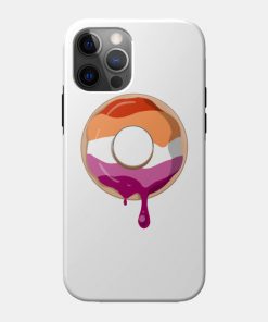Lesbian Cases - Lesbian Pride Donut Phone Case TP1503 23 - Lesbian Flag Lesbian Pride Donut