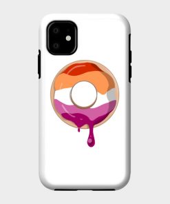 Lesbian Cases - Lesbian Pride Donut Phone Case TP1503 25 - Lesbian Flag Lesbian Pride Donut