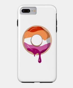 Lesbian Cases - Lesbian Pride Donut Phone Case TP1503 28 - Lesbian Flag Lesbian Pride Donut