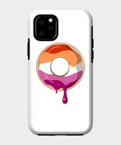 Lesbian Cases - Lesbian Pride Donut Phone Case TP1503 29 - Lesbian Flag Lesbian Pride Donut