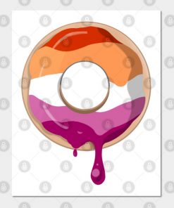 Lesbian Pride Donut