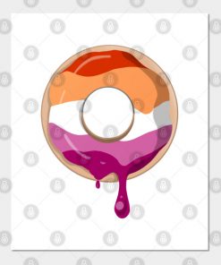 Lesbian Pride Donut