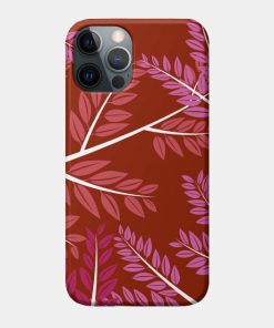 Lesbian Pride Overlapping Simple Leafy Branches