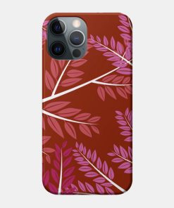 Lesbian Pride Overlapping Simple Leafy Branches