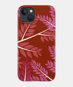 Lesbian Pride Overlapping Simple Leafy Branches