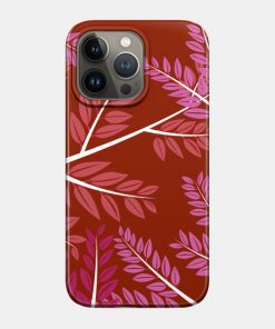 Lesbian Pride Overlapping Simple Leafy Branches