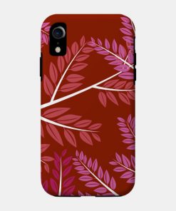 Lesbian Pride Overlapping Simple Leafy Branches