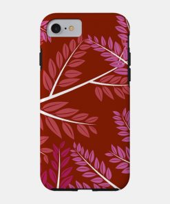 Lesbian Pride Overlapping Simple Leafy Branches