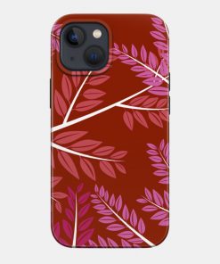 Lesbian Pride Overlapping Simple Leafy Branches