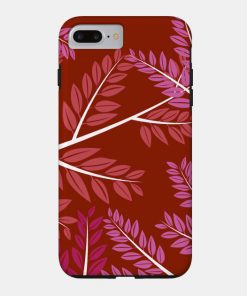 Lesbian Pride Overlapping Simple Leafy Branches