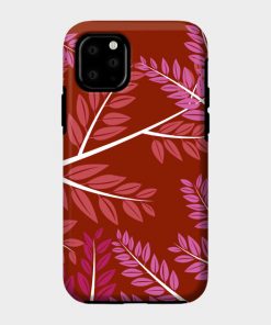 Lesbian Pride Overlapping Simple Leafy Branches