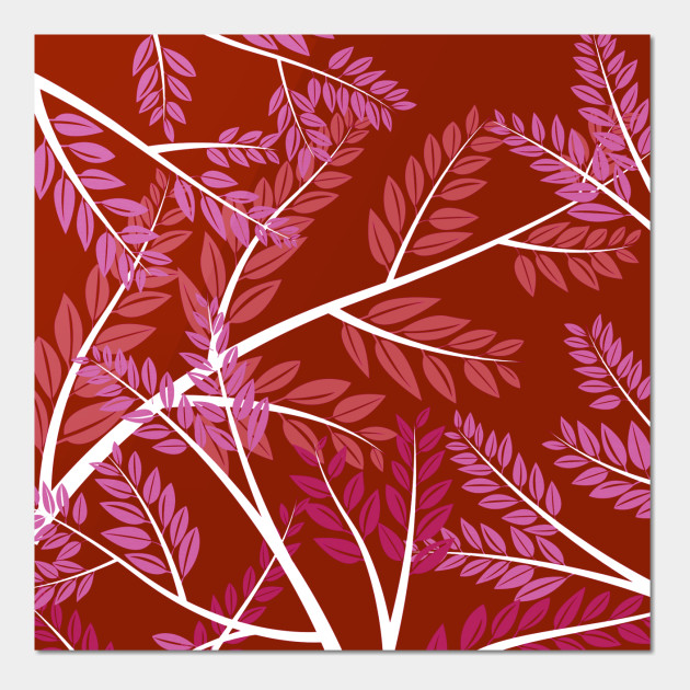 25036207_0-68 Lesbian Pride Overlapping Simple Leafy Branches