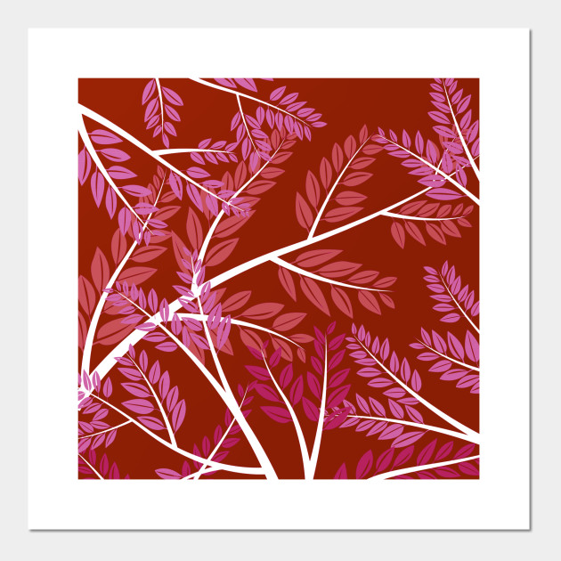 25036207_0-69 Lesbian Pride Overlapping Simple Leafy Branches