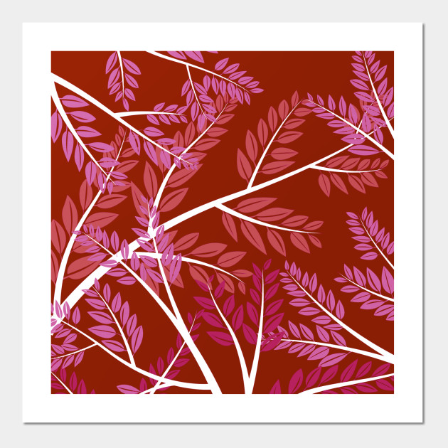 25036207_0-70 Lesbian Pride Overlapping Simple Leafy Branches