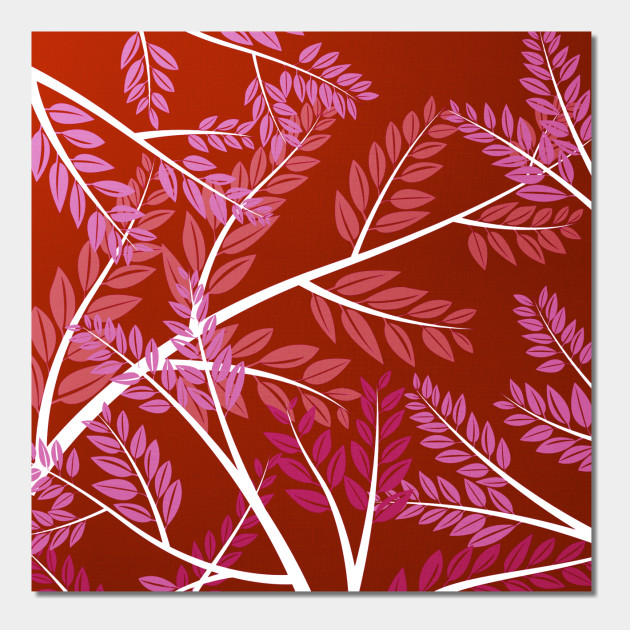 25036207_0-74 Lesbian Pride Overlapping Simple Leafy Branches