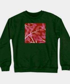 Lesbian Sweatshirts - Lesbian Pride Overlapping Simple Leafy Branches Sweatshirt TP1503 3 - Lesbian Flag Lesbian Pride Overlapping Simple Leafy Branches