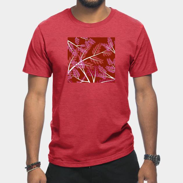 25036207_0-8 Lesbian Pride Overlapping Simple Leafy Branches