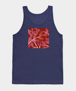 Lesbian Tank Tops - Lesbian Pride Overlapping Simple Leafy Branches Tank Top TP1503 4 - Lesbian Flag Lesbian Pride Overlapping Simple Leafy Branches