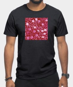 Lesbian T-Shirts - Lesbian Pride Fruiting Leafy Branches Design T-Shirt TP1503 15 - Lesbian Flag Lesbian Pride Fruiting Leafy Branches Design