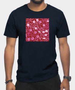 Lesbian T-Shirts - Lesbian Pride Fruiting Leafy Branches Design T-Shirt TP1503 16 - Lesbian Flag Lesbian Pride Fruiting Leafy Branches Design