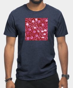 Lesbian T-Shirts - Lesbian Pride Fruiting Leafy Branches Design T-Shirt TP1503 17 - Lesbian Flag Lesbian Pride Fruiting Leafy Branches Design