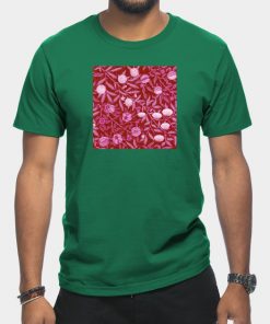 Lesbian T-Shirts - Lesbian Pride Fruiting Leafy Branches Design T-Shirt TP1503 18 - Lesbian Flag Lesbian Pride Fruiting Leafy Branches Design