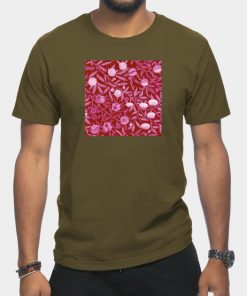 Lesbian T-Shirts - Lesbian Pride Fruiting Leafy Branches Design T-Shirt TP1503 19 - Lesbian Flag Lesbian Pride Fruiting Leafy Branches Design