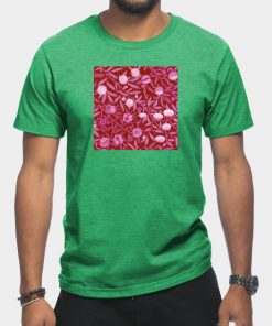Lesbian T-Shirts - Lesbian Pride Fruiting Leafy Branches Design T-Shirt TP1503 23 - Lesbian Flag Lesbian Pride Fruiting Leafy Branches Design