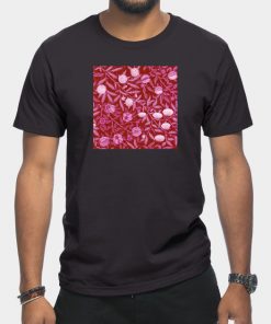 Lesbian T-Shirts - Lesbian Pride Fruiting Leafy Branches Design T-Shirt TP1503 26 - Lesbian Flag Lesbian Pride Fruiting Leafy Branches Design