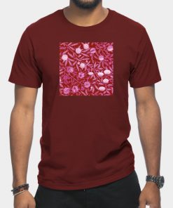 Lesbian T-Shirts - Lesbian Pride Fruiting Leafy Branches Design T-Shirt TP1503 6 - Lesbian Flag Lesbian Pride Fruiting Leafy Branches Design