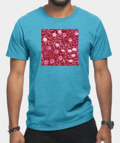 Lesbian T-Shirts - Lesbian Pride Fruiting Leafy Branches Design T-Shirt TP1503 8 - Lesbian Flag Lesbian Pride Fruiting Leafy Branches Design