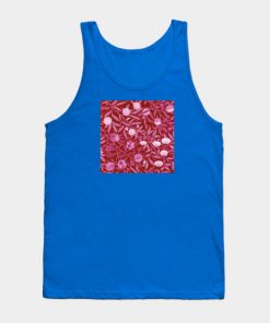 Lesbian Tank Tops - Lesbian Pride Fruiting Leafy Branches Design Tank Top TP1503 2 - Lesbian Flag Lesbian Pride Fruiting Leafy Branches Design