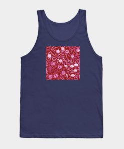 Lesbian Tank Tops - Lesbian Pride Fruiting Leafy Branches Design Tank Top TP1503 3 - Lesbian Flag Lesbian Pride Fruiting Leafy Branches Design