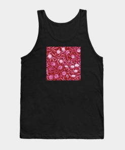 Lesbian Tank Tops - Lesbian Pride Fruiting Leafy Branches Design Tank Top TP1503 4 - Lesbian Flag Lesbian Pride Fruiting Leafy Branches Design