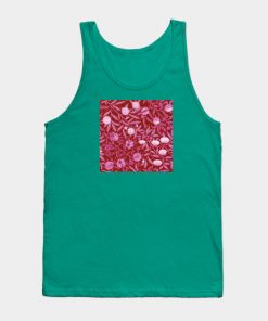 Lesbian Tank Tops - Lesbian Pride Fruiting Leafy Branches Design Tank Top TP1503 5 - Lesbian Flag Lesbian Pride Fruiting Leafy Branches Design