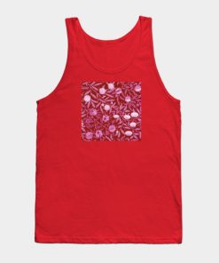 Lesbian Tank Tops - Lesbian Pride Fruiting Leafy Branches Design Tank Top TP1503 7 - Lesbian Flag Lesbian Pride Fruiting Leafy Branches Design