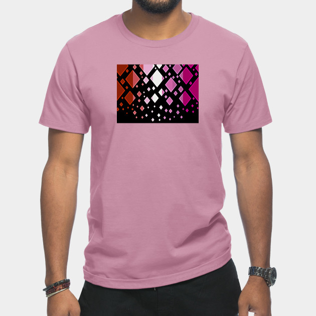 25037618_0-12 Lesbian Pride Flag Falling Diamonds on Black