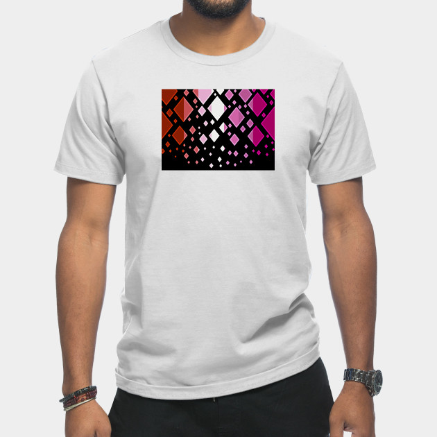 25037618_0-17 Lesbian Pride Flag Falling Diamonds on Black